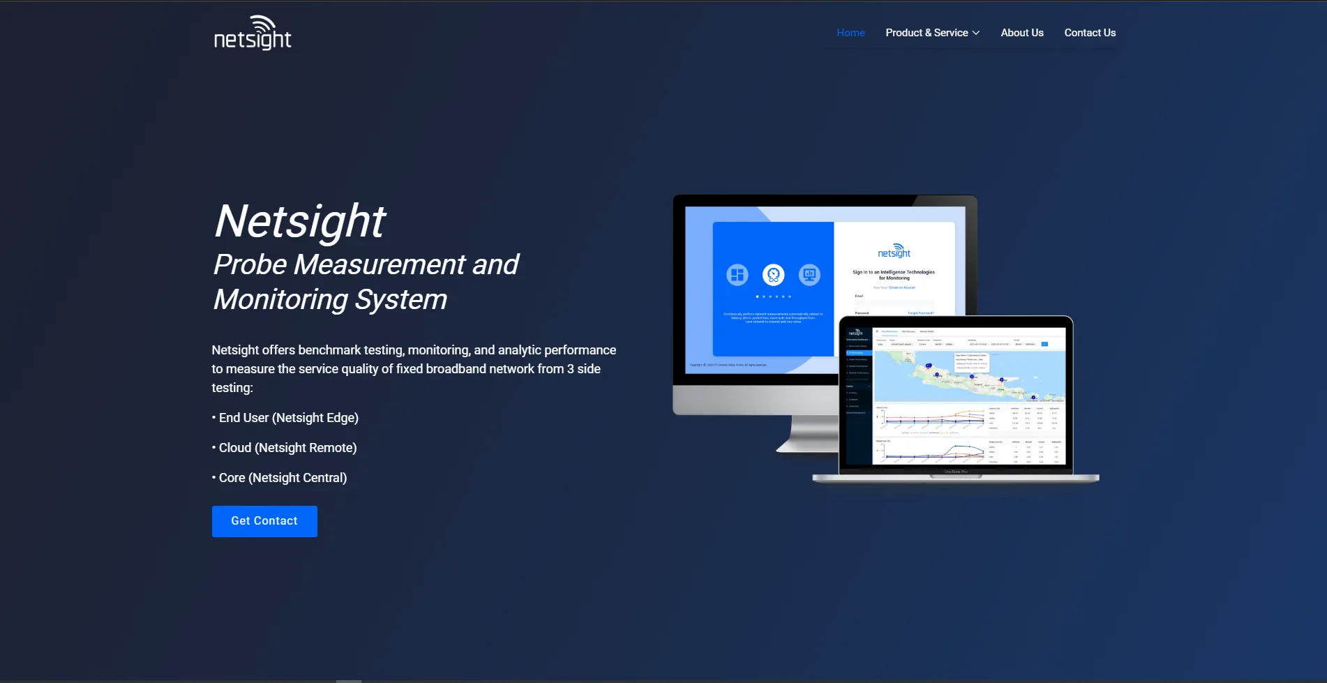 Netsight Company Profile screenshot